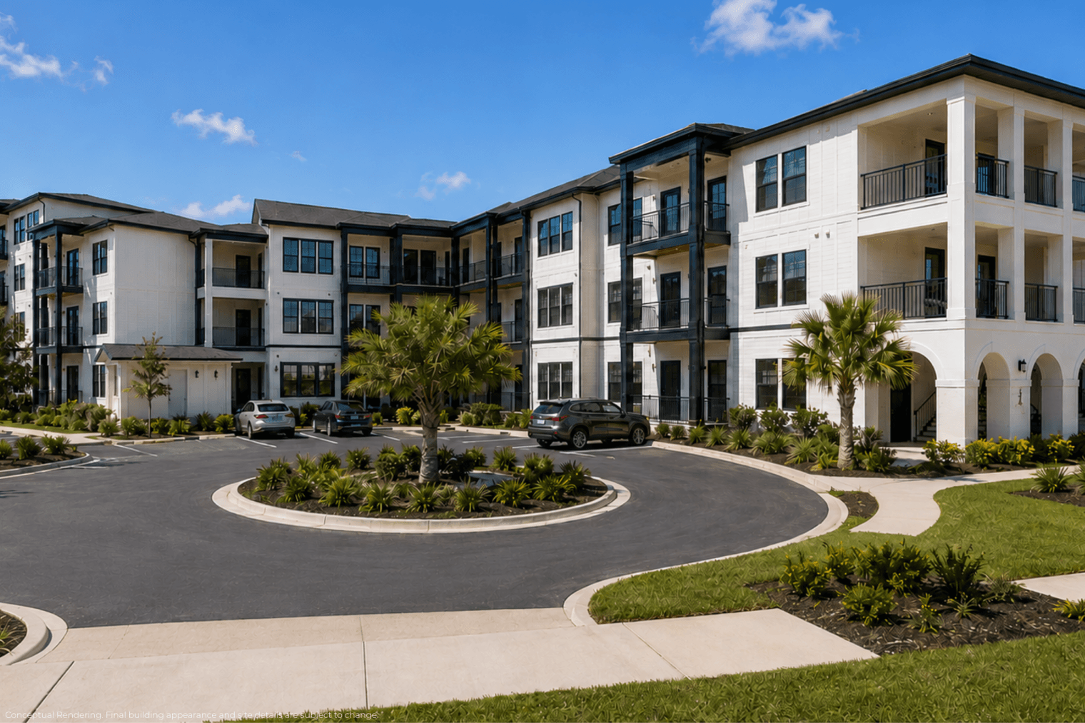 Exterior building rendering