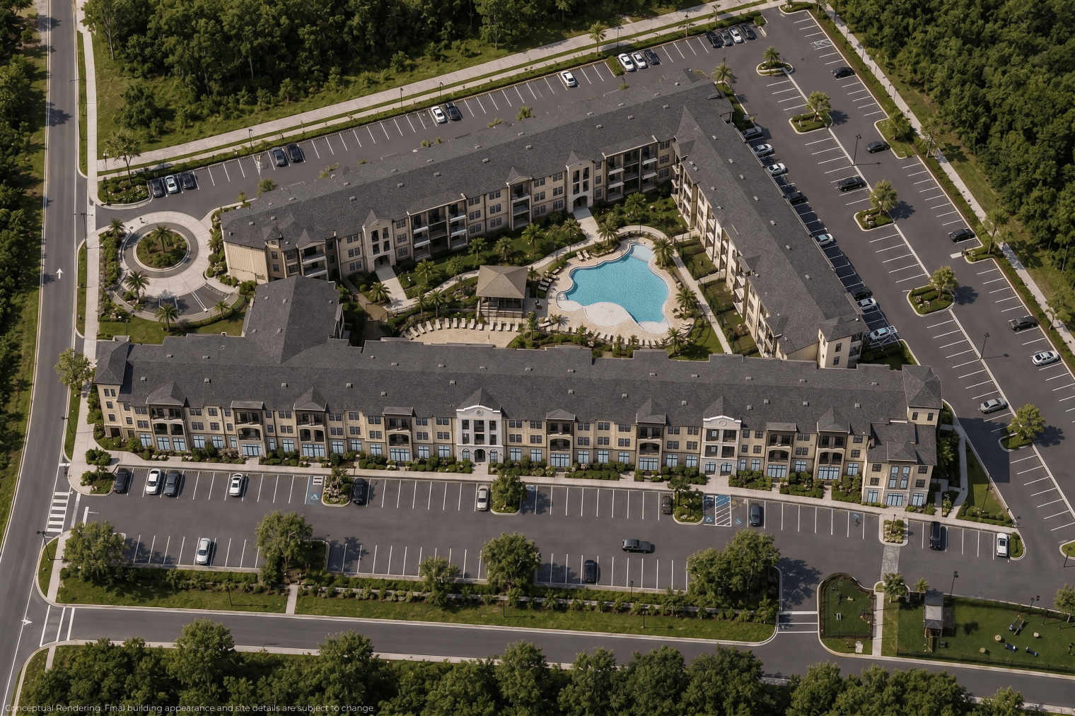 oasis at seahaven aerial rendering